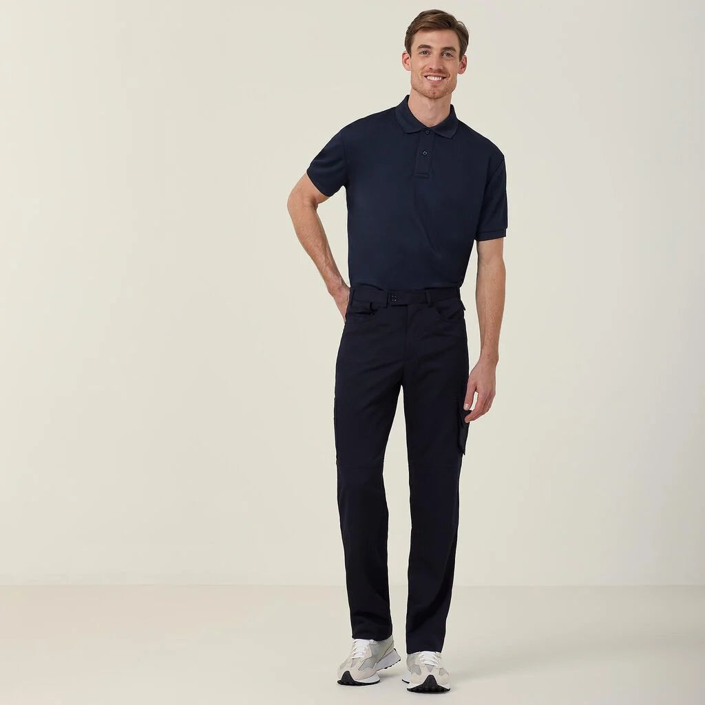 Poly Viscose Gaberdine Flex Waist Cargo Pant - CATCLD