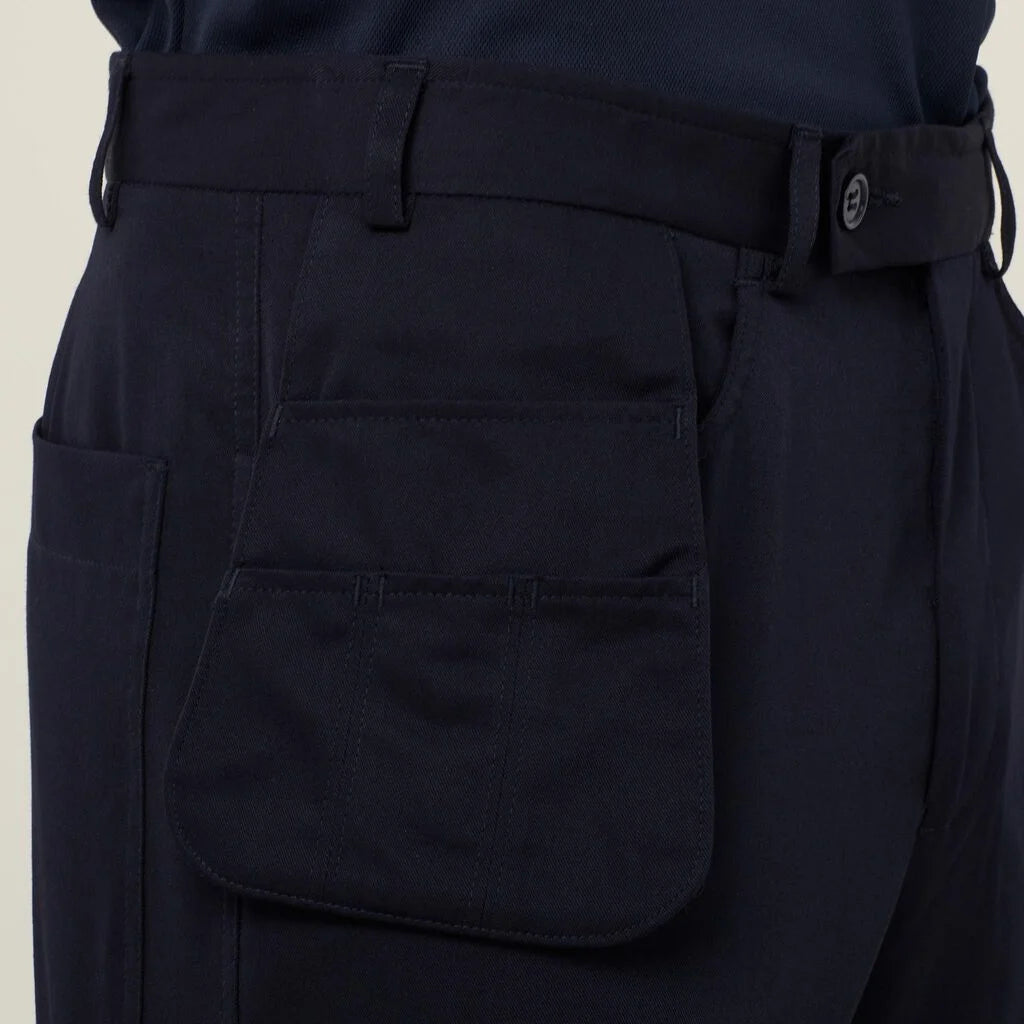 Poly Viscose Gaberdine Flex Waist Cargo Pant - CATCLD