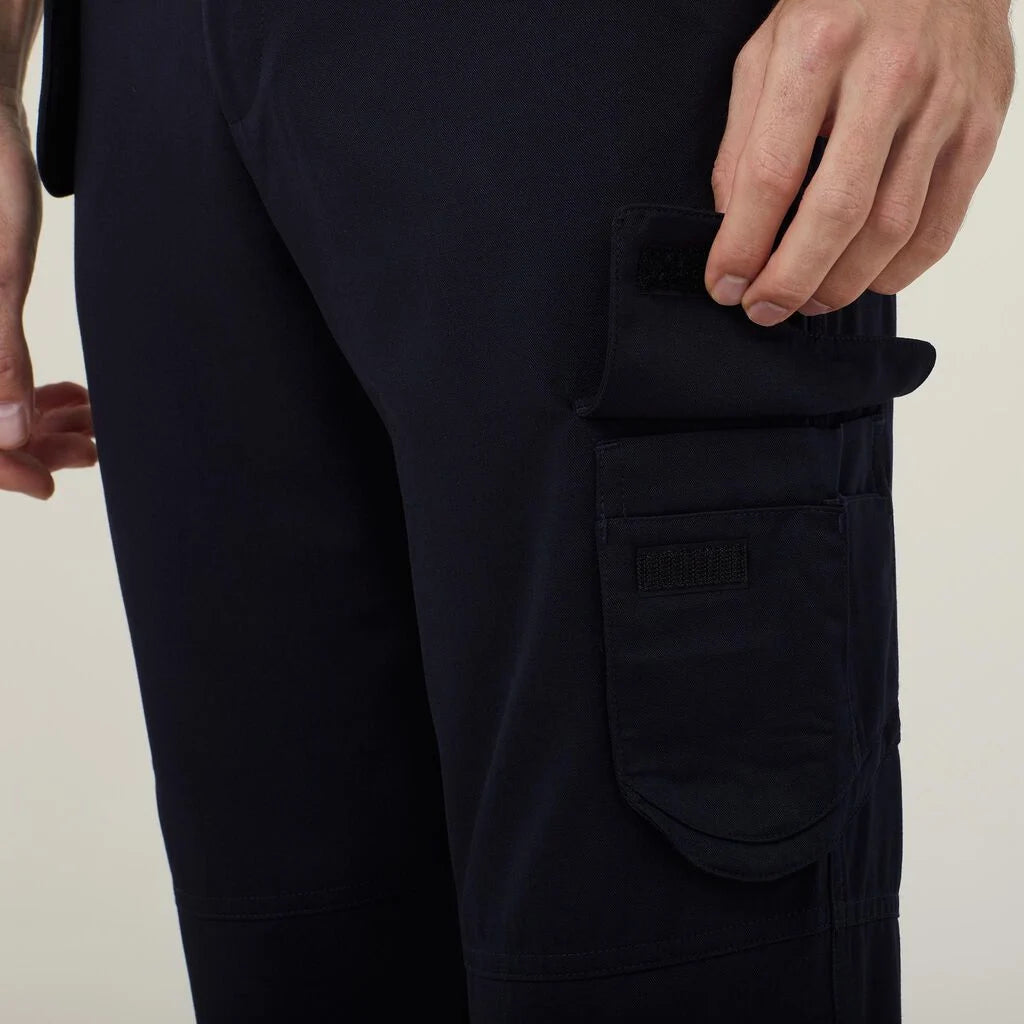 Poly Viscose Gaberdine Flex Waist Cargo Pant - CATCLD