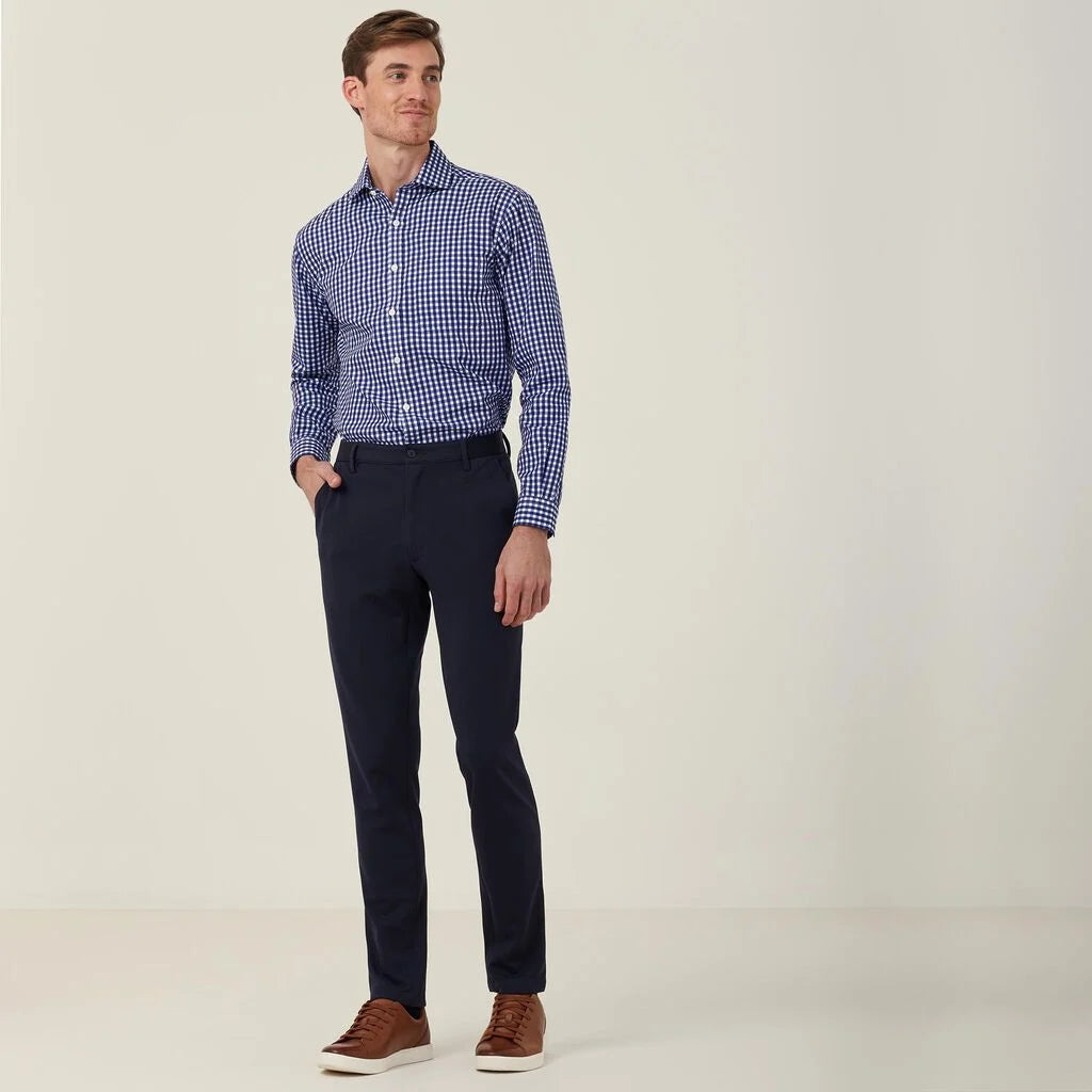 Dobby Check Long Sleeve Shirt - CATDWX