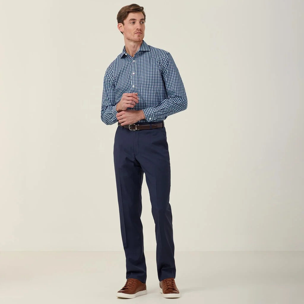 Dobby Check Long Sleeve Shirt - CATDWX