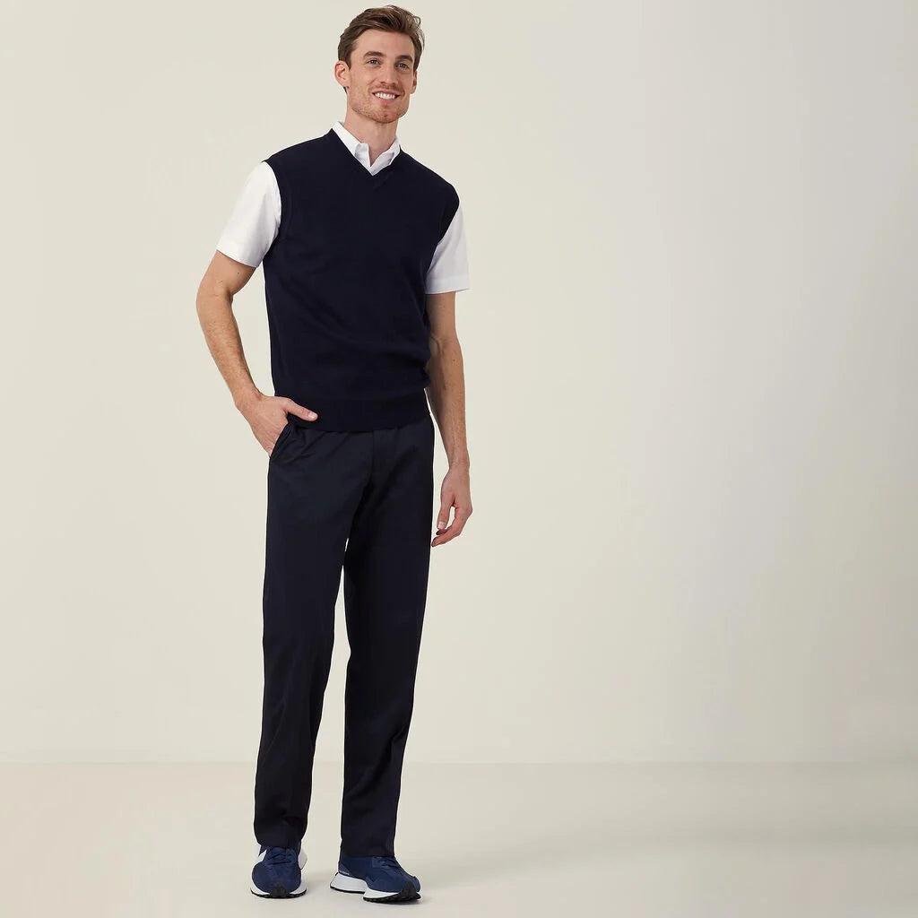 Wool Rich V-Neck Vest - CATE27