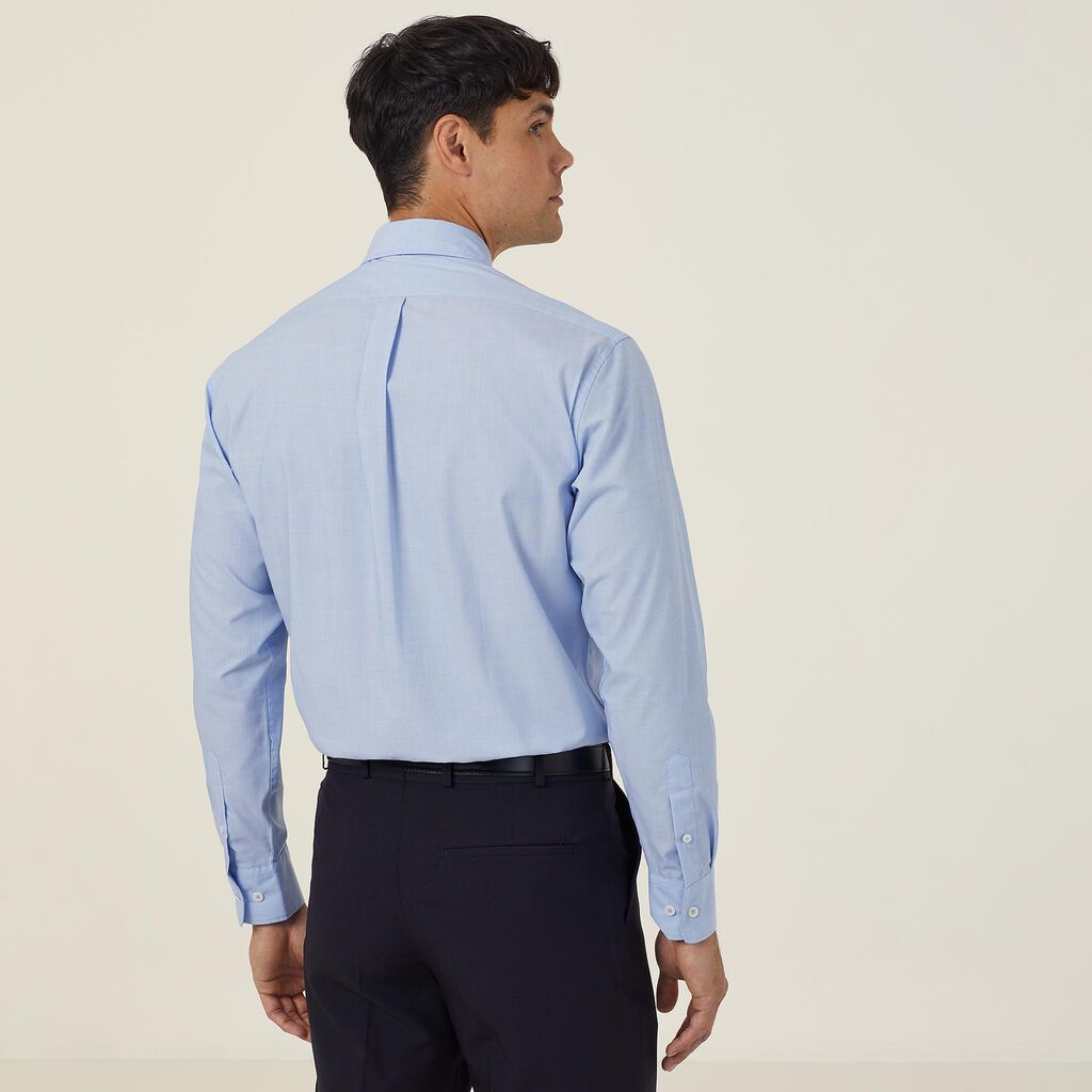 Poly Cotton End On End Long Sleeve Shirt - CATJ8V