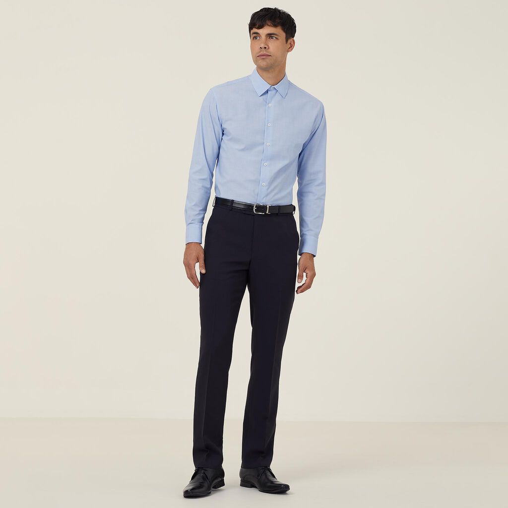 Poly Cotton End On End Long Sleeve Shirt - CATJ8V