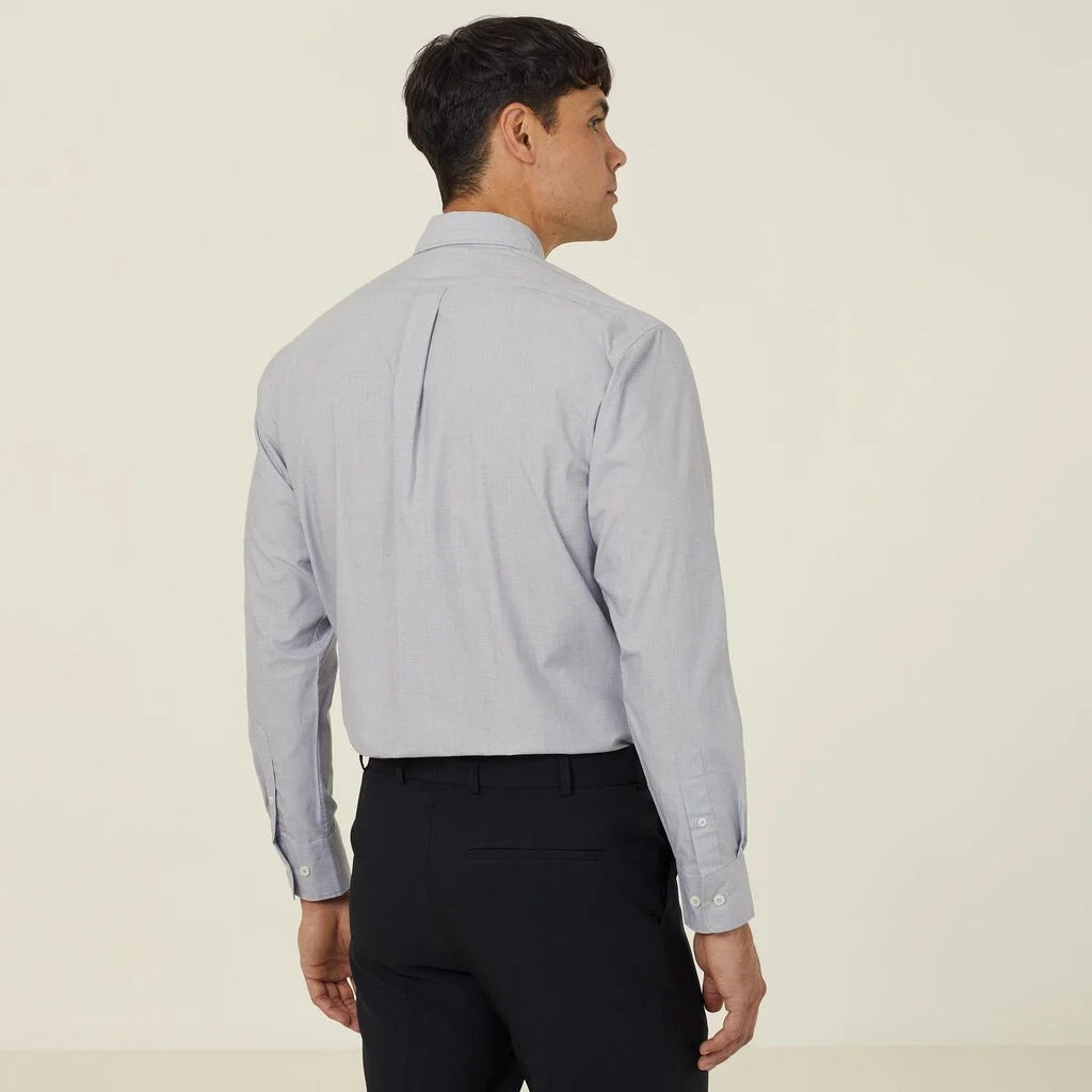 Poly Cotton End On End Long Sleeve Shirt - CATJ8V