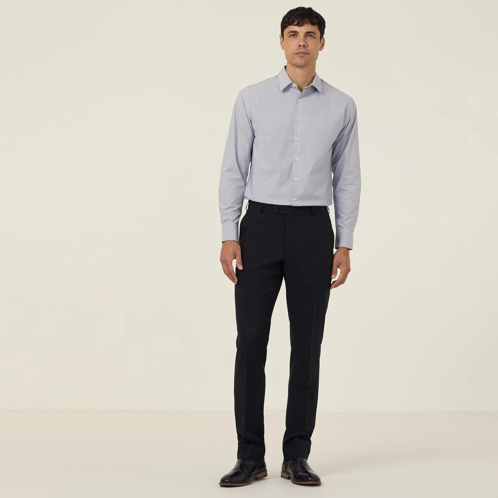 Poly Cotton End On End Long Sleeve Shirt - CATJ8V