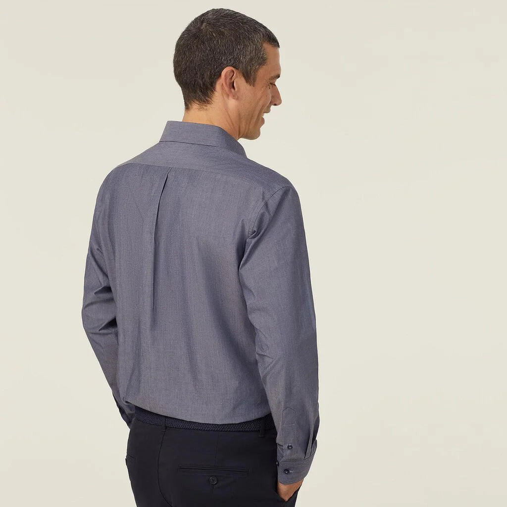 Poly Cotton End On End Long Sleeve Shirt - CATJ8V