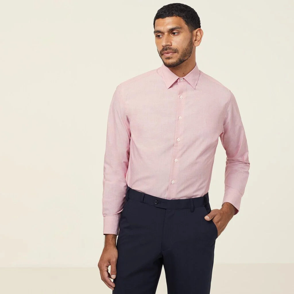 Poly Cotton End On End Long Sleeve Shirt - CATJ8V