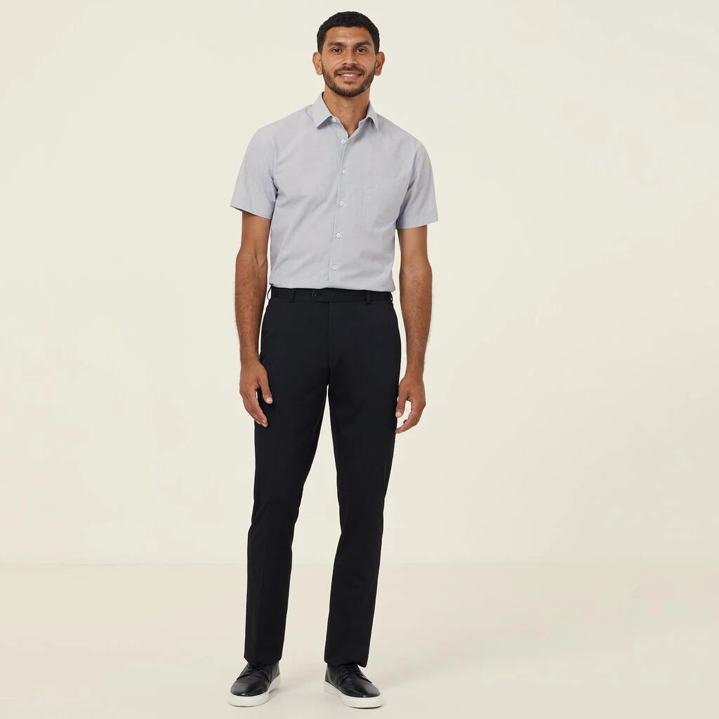 Poly Cotton End On End Short Sleeve Shirt - CATJB7