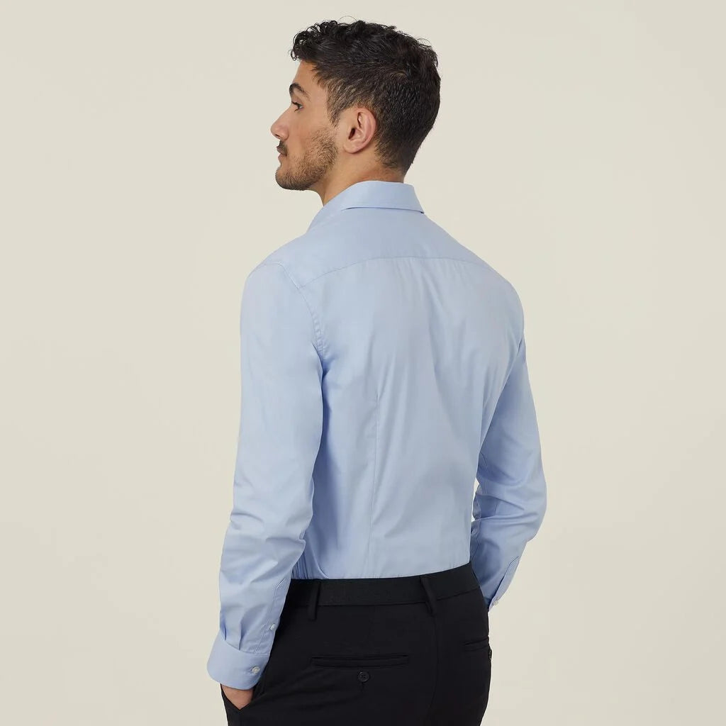Avignon Stretch Long Sleeve Slim Shirt - CATJDG