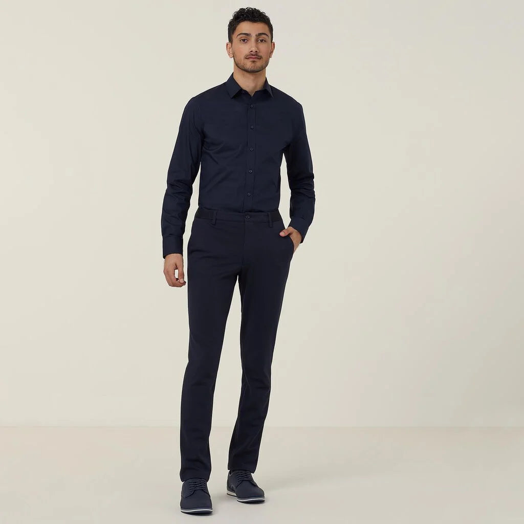 Avignon Stretch Long Sleeve Slim Shirt - CATJDG