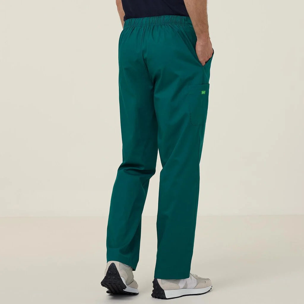 Vital Antibacterial Swan Scrub Pant - CATQ4B Hunter Green/ Purple