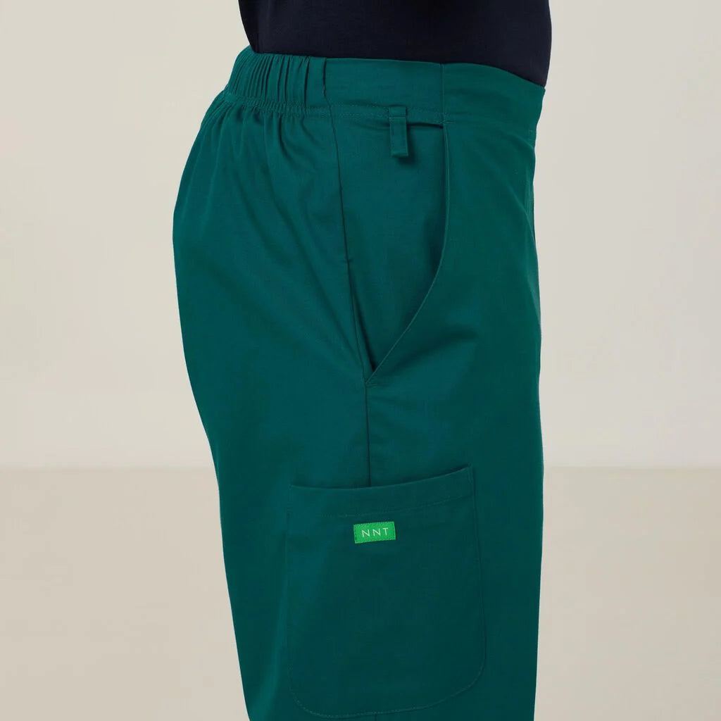 Vital Antibacterial Swan Scrub Pant - CATQ4B Hunter Green/ Purple