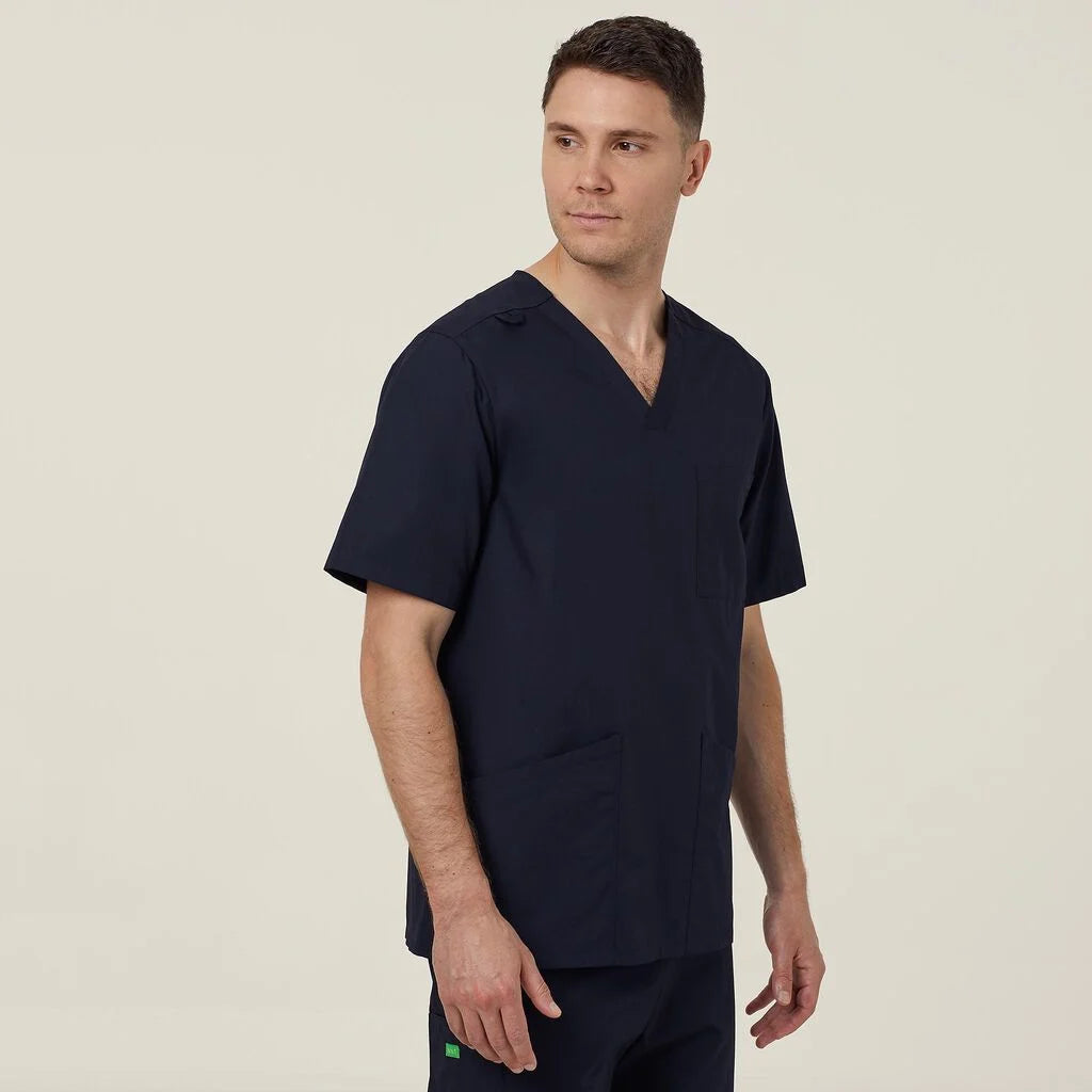Vital Antibacterial Chang Scrub Top - CATRFS Cobalt/Mid Night