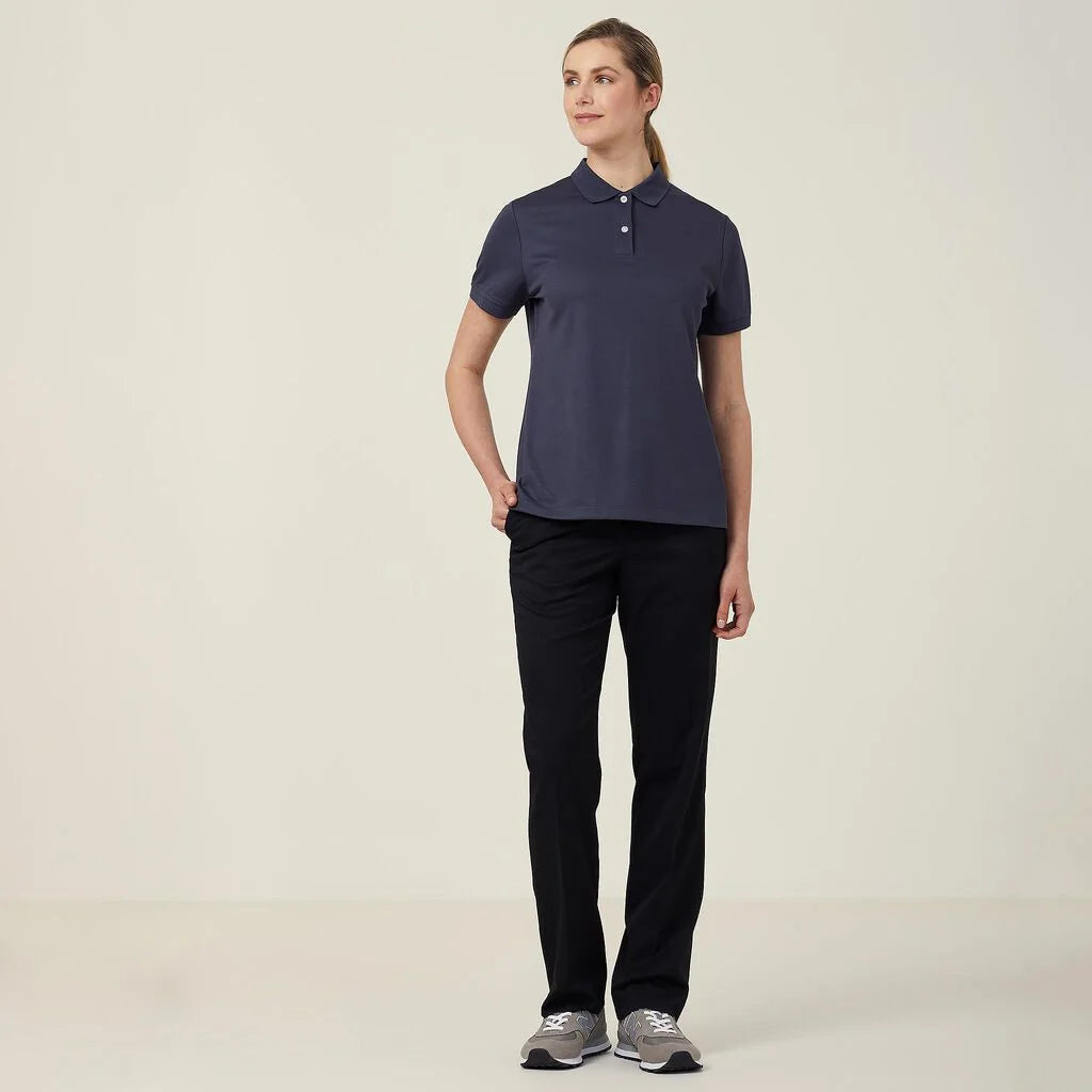 Antibacterial Polyface Short Sleeve Polo - CATU58