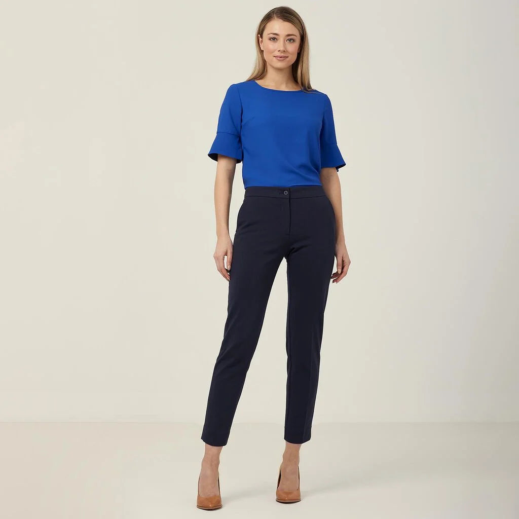 French Georgette Fluted Sleeve Top - CATU5T