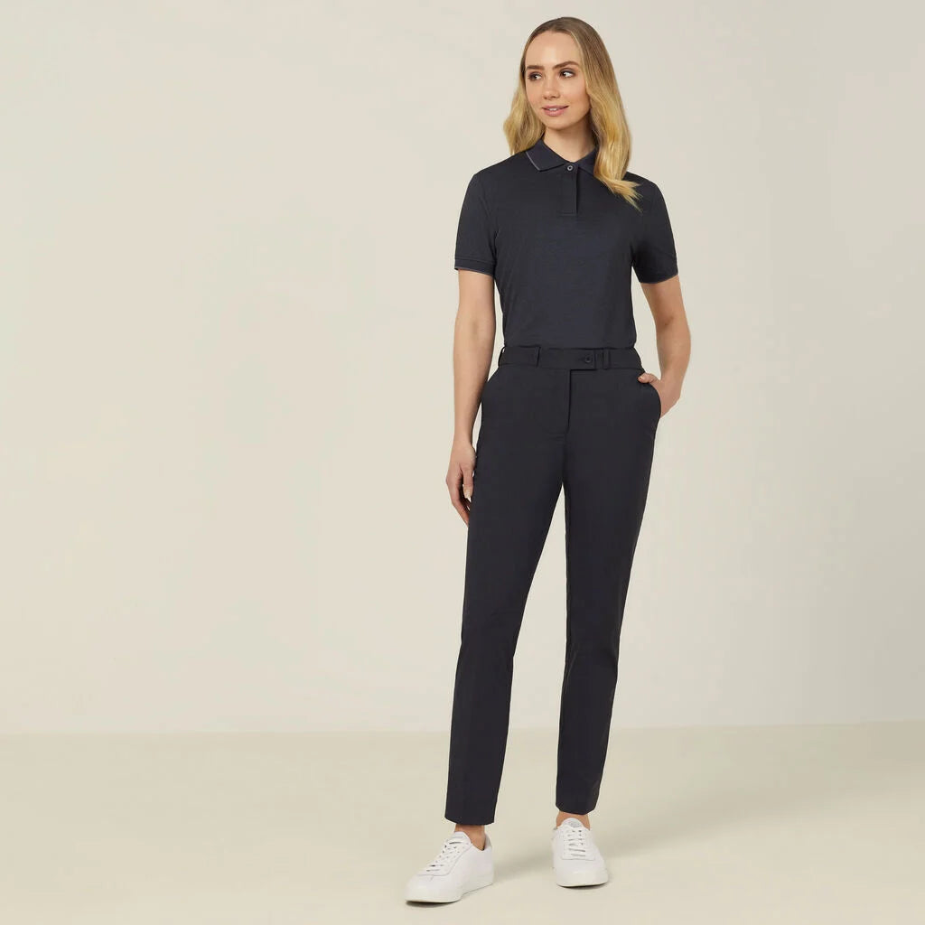 Textured Cotton Poly Short Sleeve Polo - CATUF9
