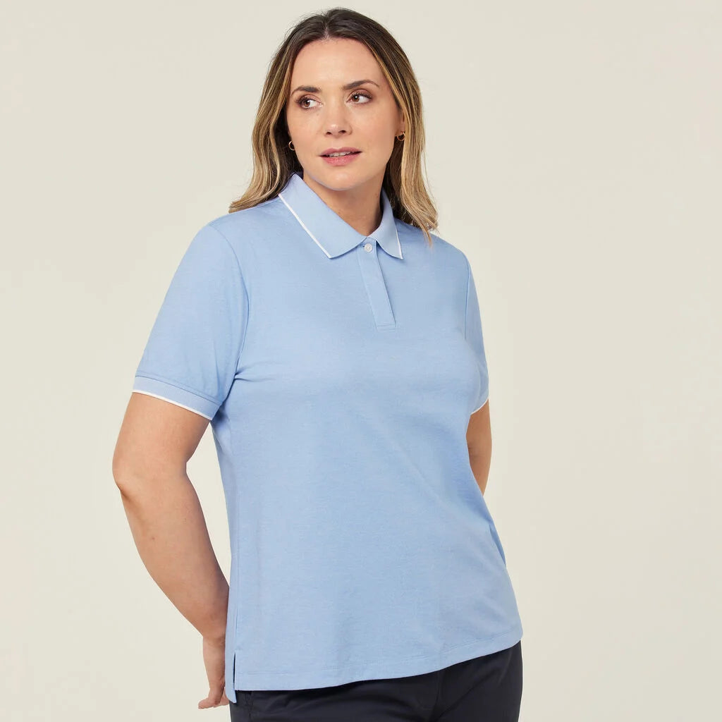 Textured Cotton Poly Short Sleeve Polo - CATUF9
