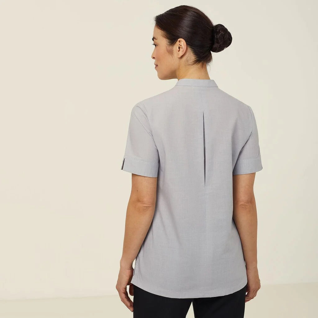 Poly Cotton End On End Short Sleeve Tunic - CATUGA