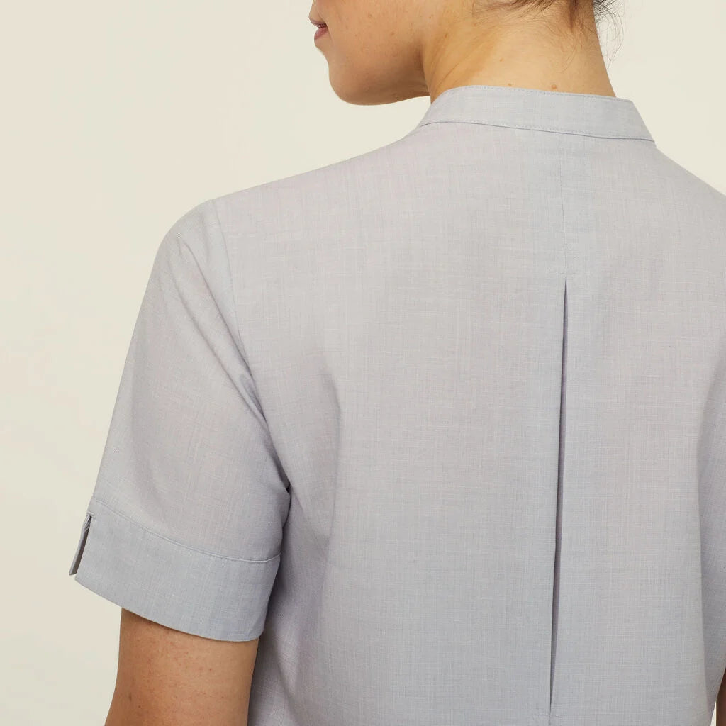 Poly Cotton End On End Short Sleeve Tunic - CATUGA
