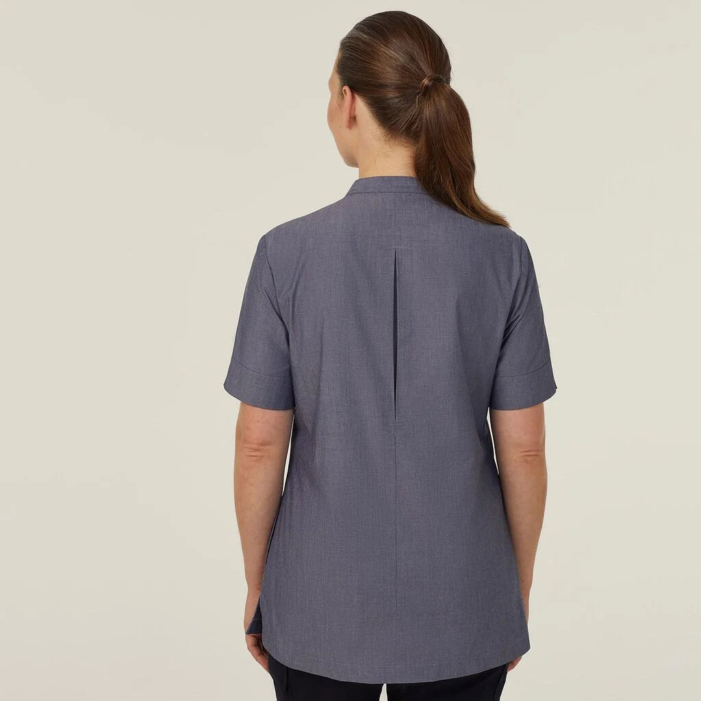 Poly Cotton End On End Short Sleeve Tunic - CATUGA