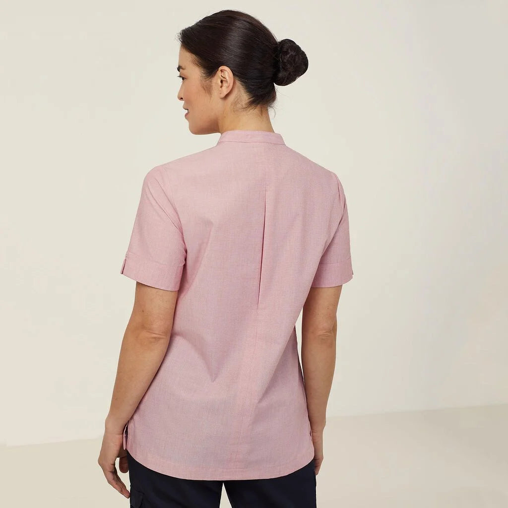 Poly Cotton End On End Short Sleeve Tunic - CATUGA