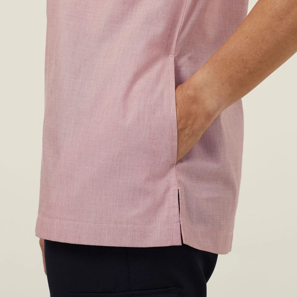 Poly Cotton End On End Short Sleeve Tunic - CATUGA