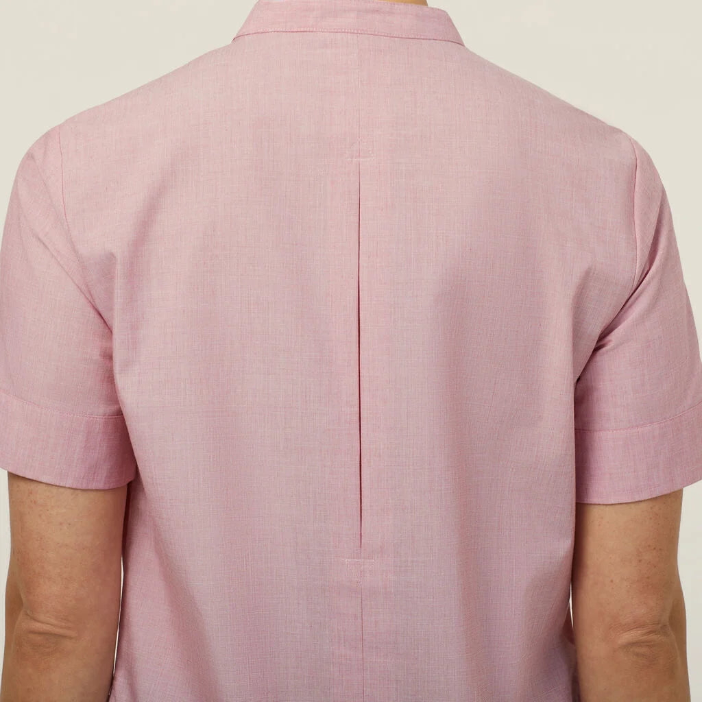Poly Cotton End On End Short Sleeve Tunic - CATUGA