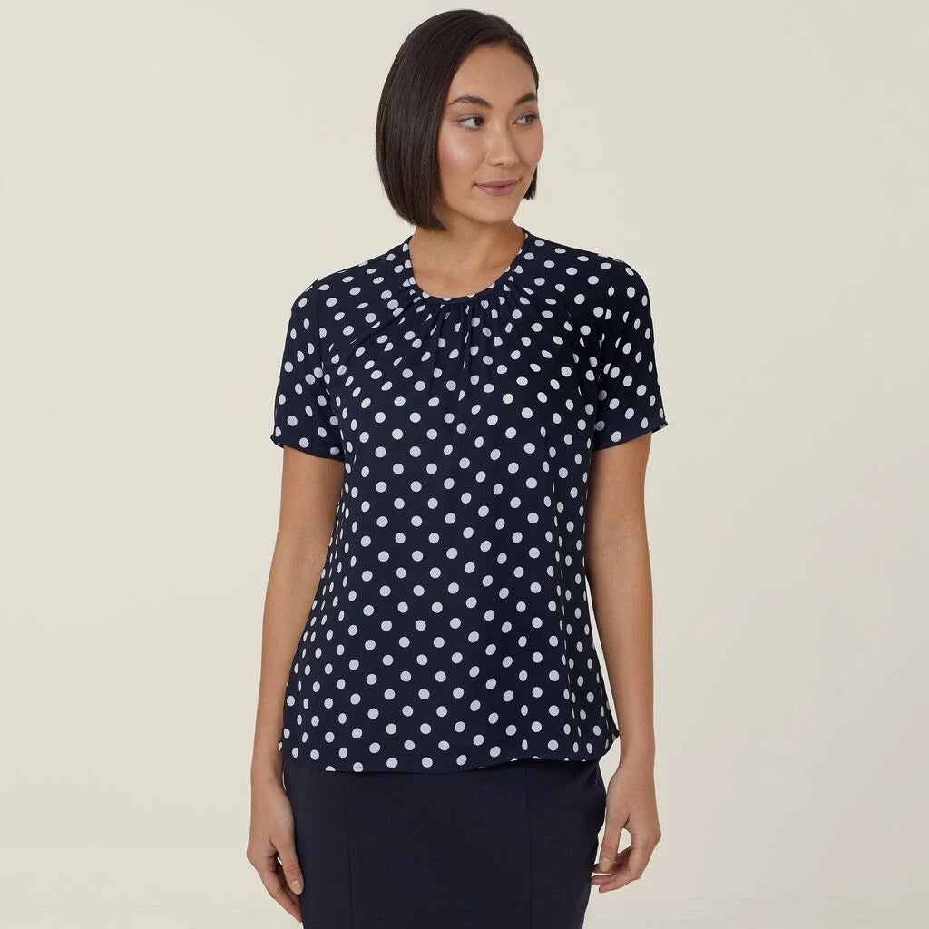 Georgie Short Sleeve Blouse - CATUKF