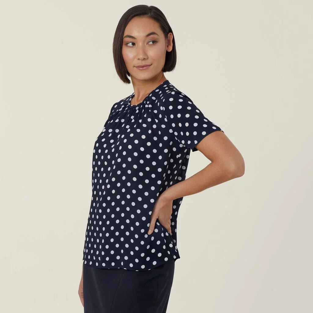 Georgie Short Sleeve Blouse - CATUKF
