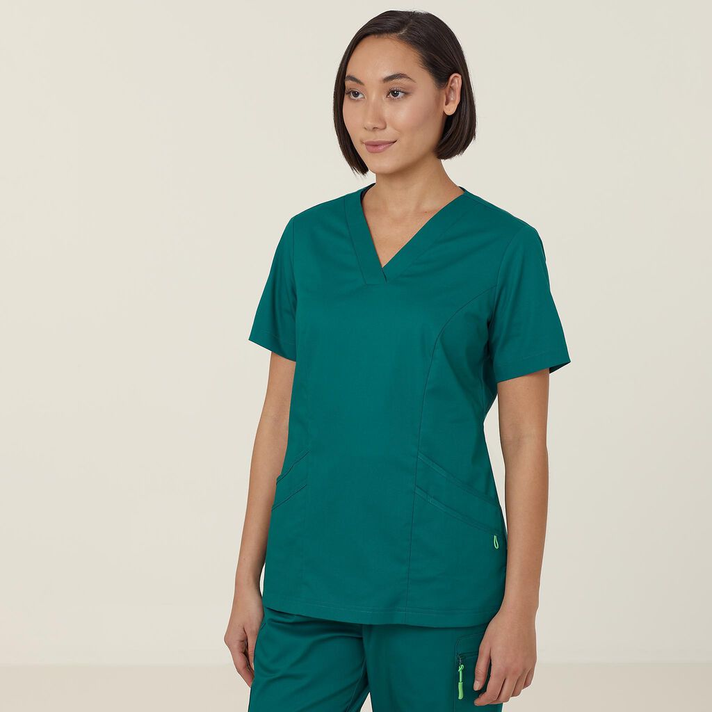 Next-Gen Antibacterial Active Florence Scrub Top - CATULM