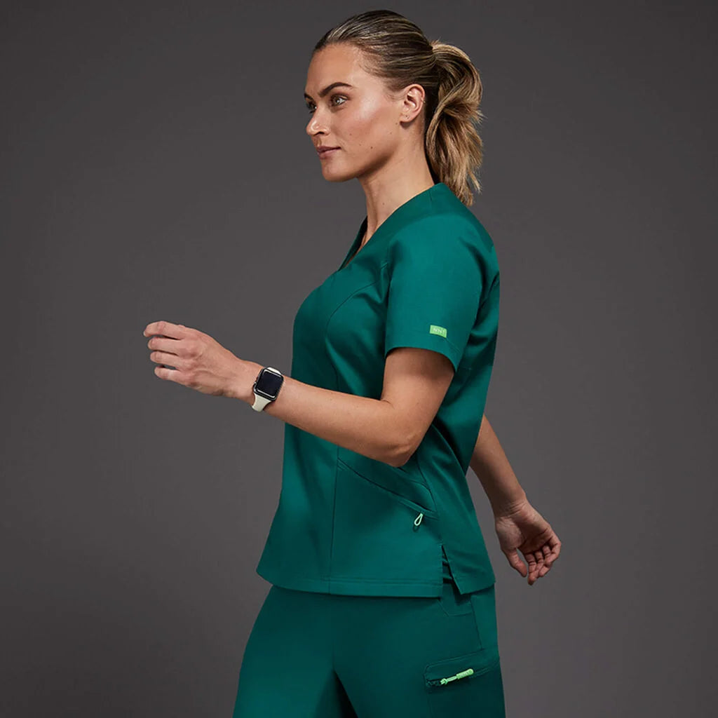 Next-Gen Antibacterial Active Florence Scrub Top - CATULM
