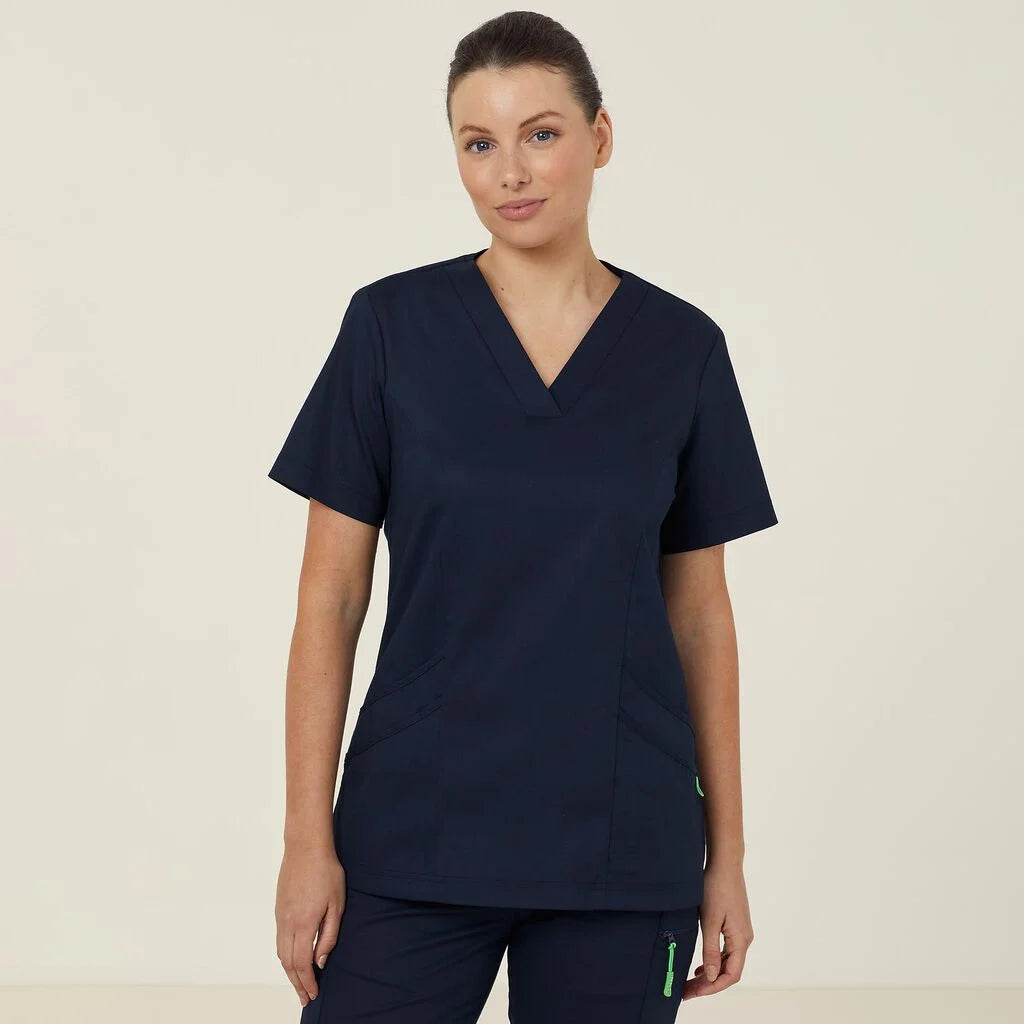 Next-Gen Antibacterial Active Florence Scrub Top - CATULM