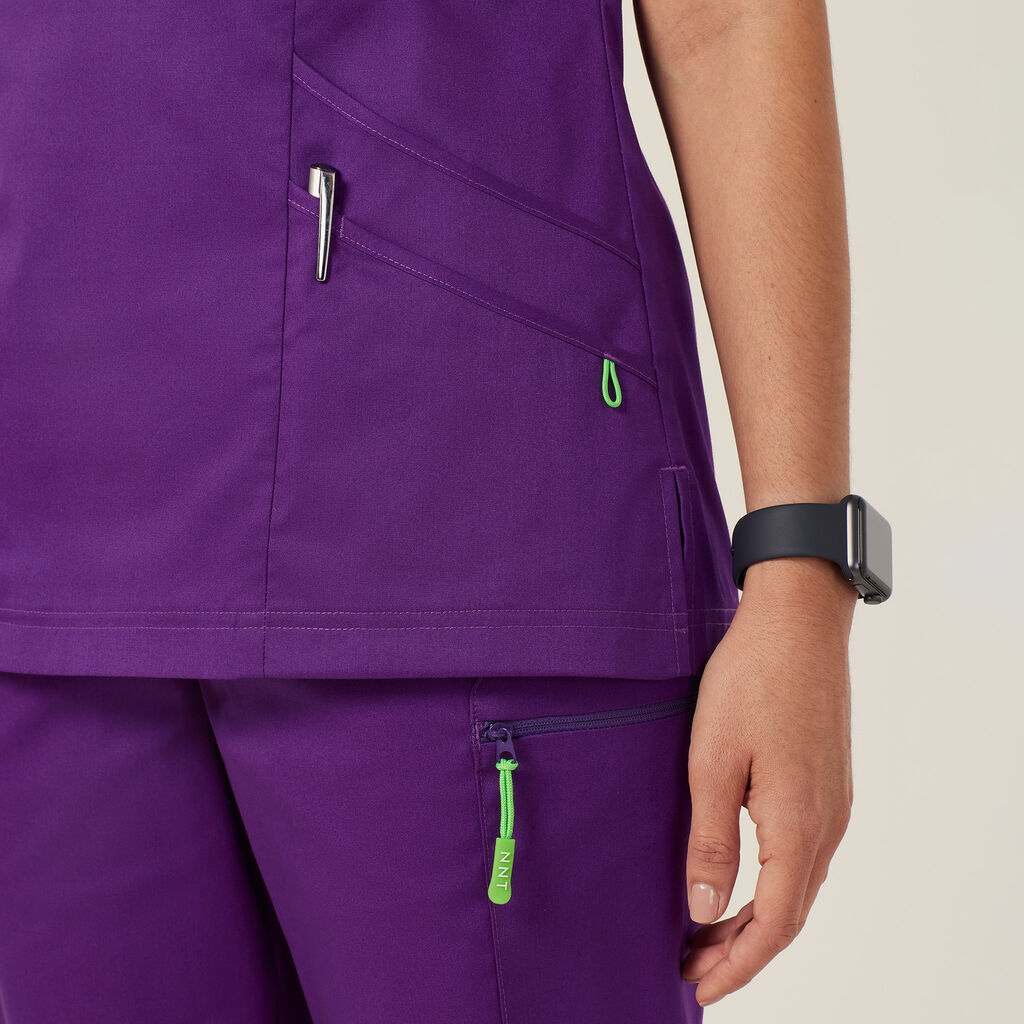 Next-Gen Antibacterial Active Florence Scrub Top - CATULM