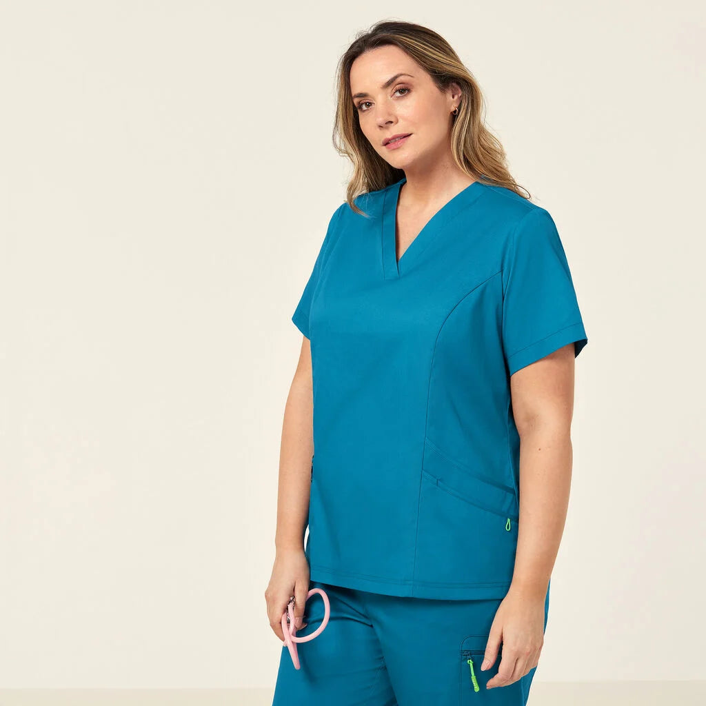 Next-Gen Antibacterial Active Florence Scrub Top - CATULM